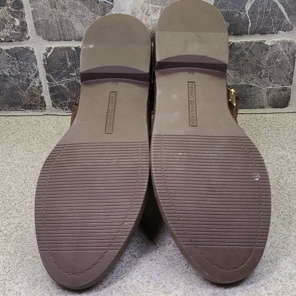 TOMMY HILFIGER Size 8 M Ankle Boots Brown - Picture 7 of 12